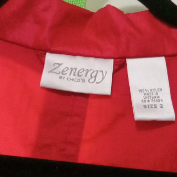 Red Button-Up Jacket - Picture 2 of 6